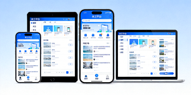 米兰平台用户界面在不同设备上的展示