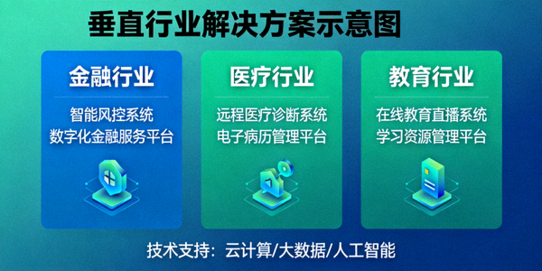 垂直行业解决方案示意图
