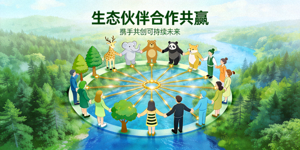 生态伙伴合作共赢图